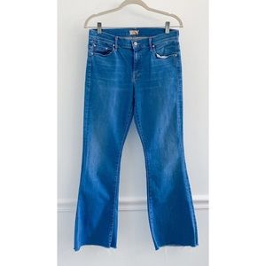 MOTHER Blue Flare & Wide Leg Jeans